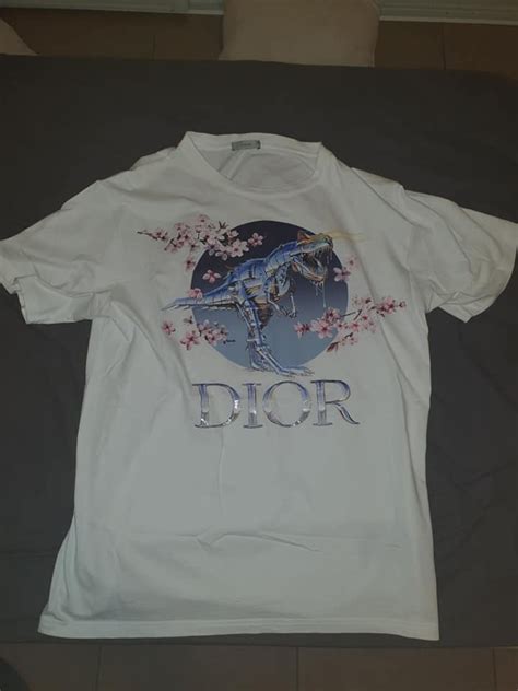 Is this Dior x hajime Sorayama dinosaur white tee shirt legit plz